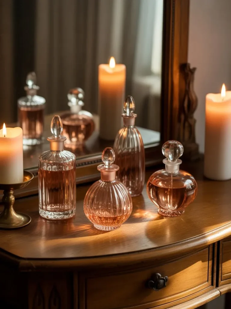 A blend of warm, romantic fragrances.