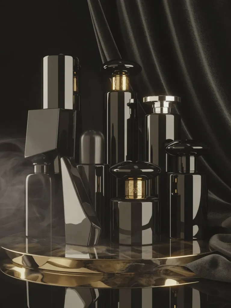  A showcase of dark, sensuous premium perfumes.
