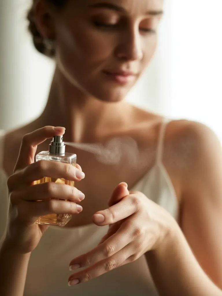 Applying Layered Perfume