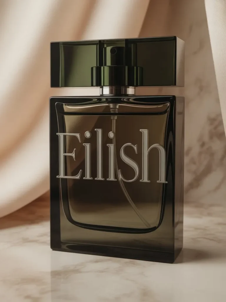 Billie Eilish Eau de Parfum bottle cozy design