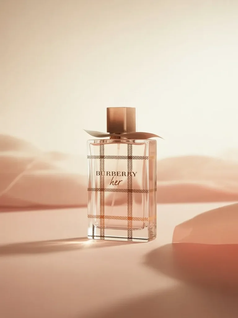Burberry Her perfume bottle signature design
