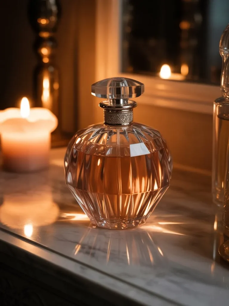 Grand Soir an amber vanilla luxury scent.