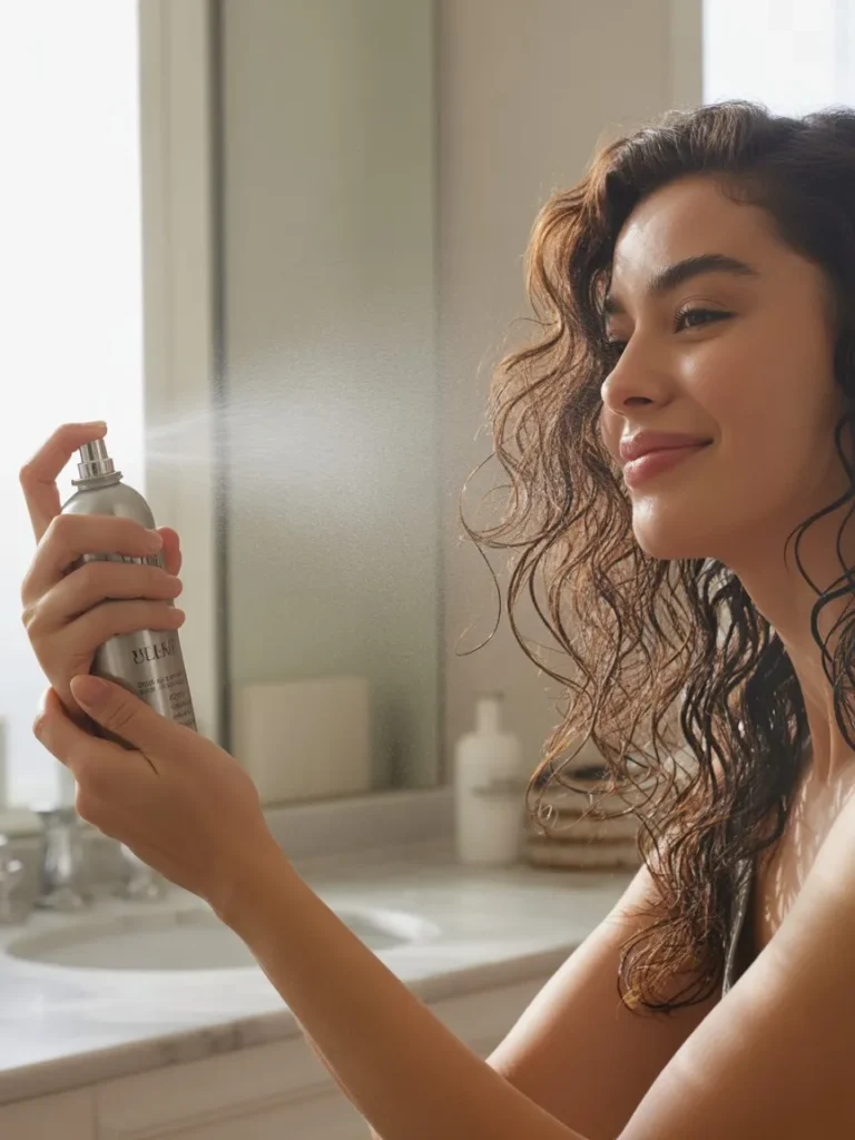 Hair perfume application guide