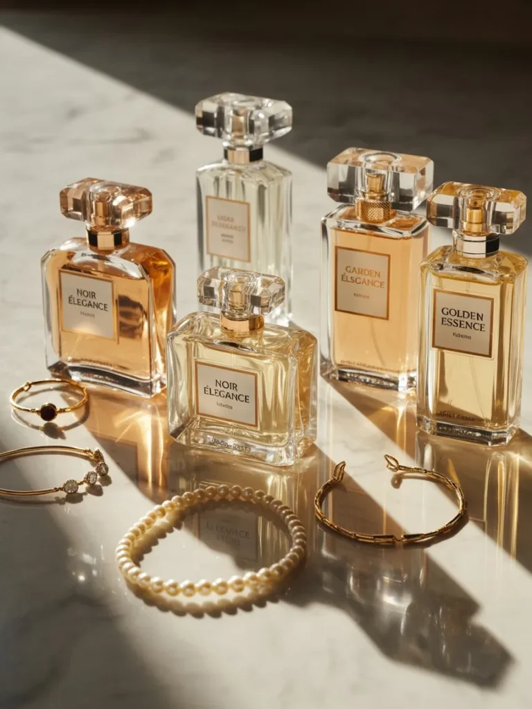 Luxury Designer Perfume Bottle Aesthetic