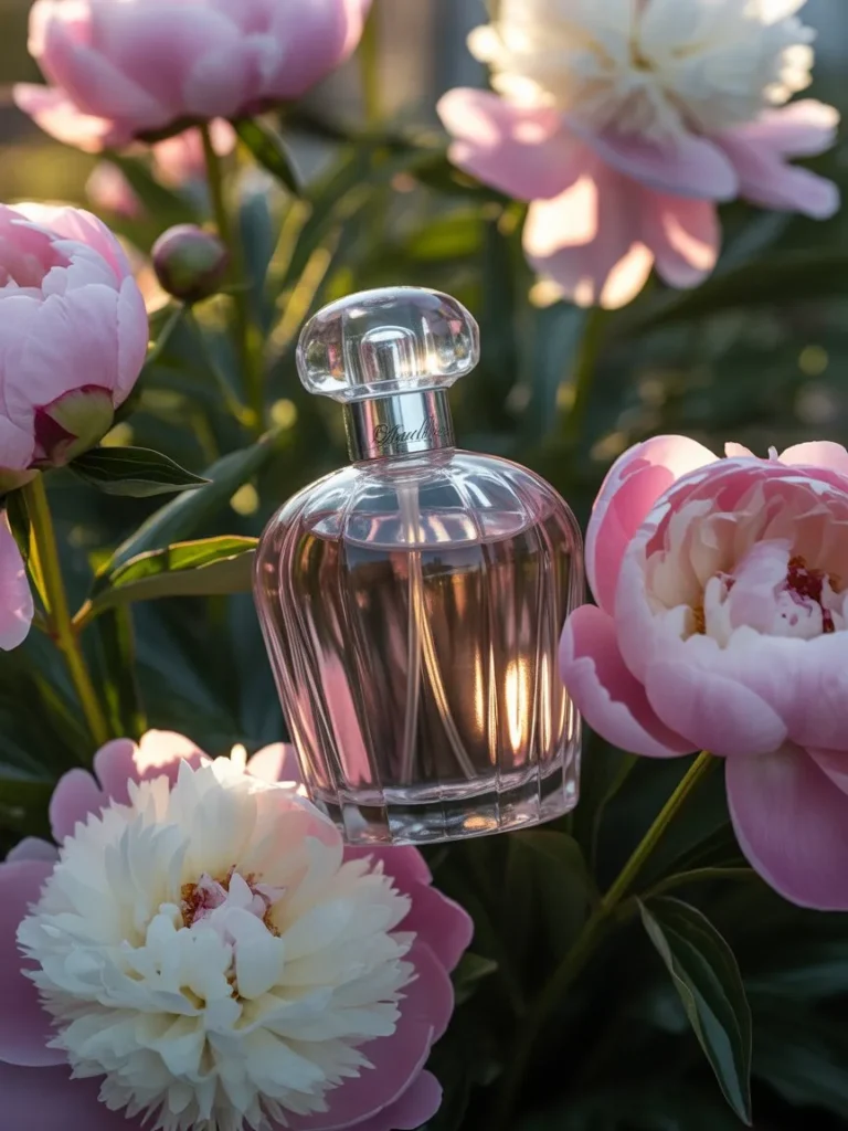 Peony floral perfume natural style