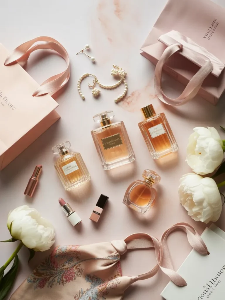 Purchasing romantic scents online.