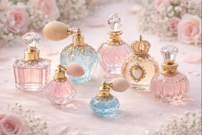 Vintage Classic Pretty Perfume Bottles