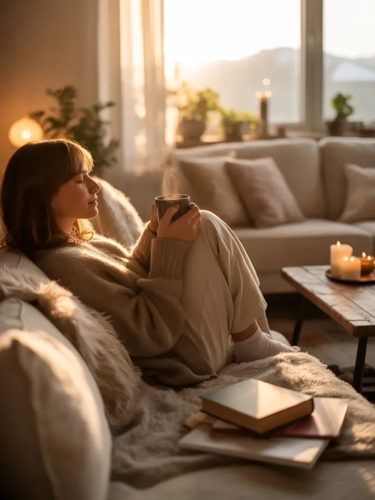 Wearing Yara perfume cozy feminine vibe