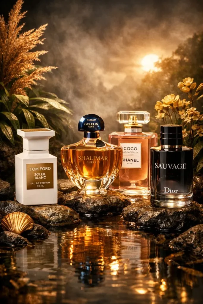 Luxury Perfume Collection Display