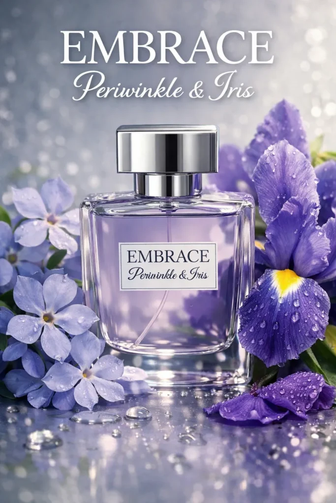 Embrace Of Lavender And Iris Blossoms