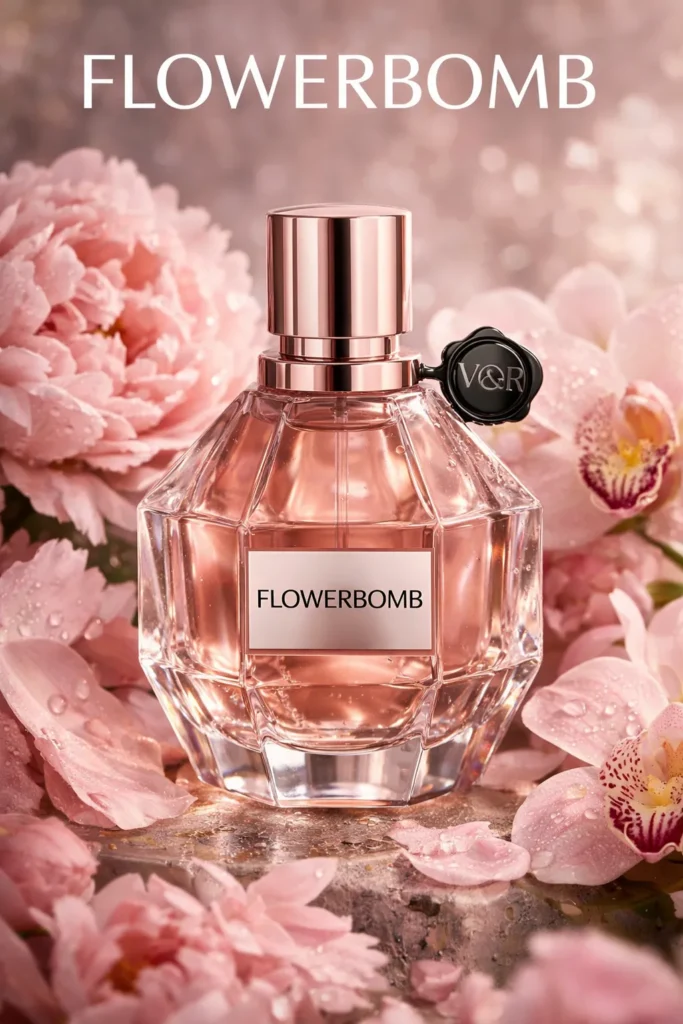 Flowerbomb Amidst Pink Blooms