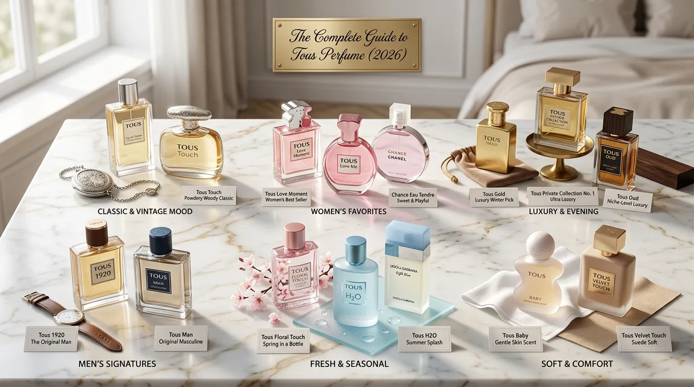 The Complete Guide to Tous Perfume (2026): How to Choose the Best Scent for Every Mood