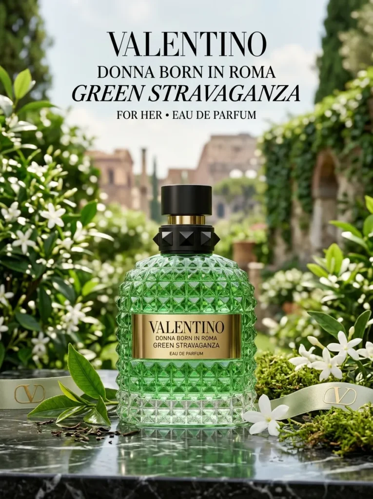 Valentino Donna Born In Roma Green Stravaganza Womens