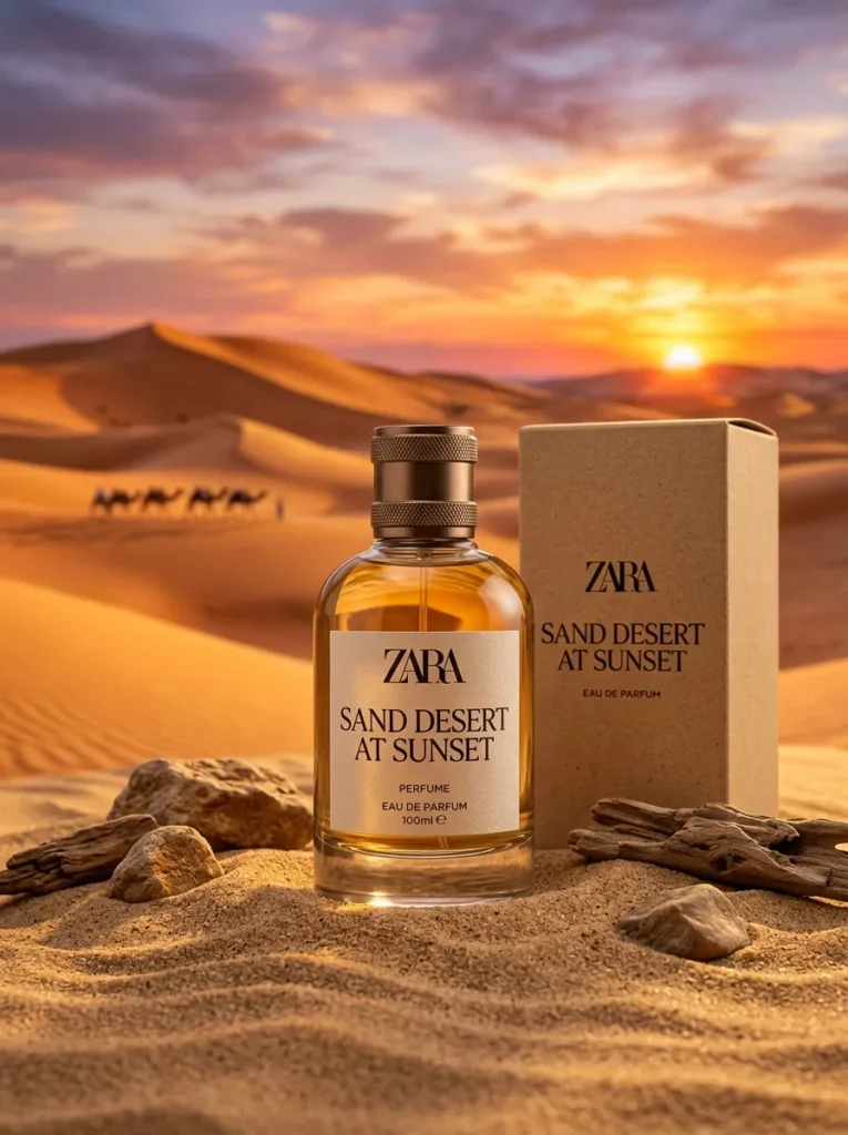 Zara Sand Desert At Sunset