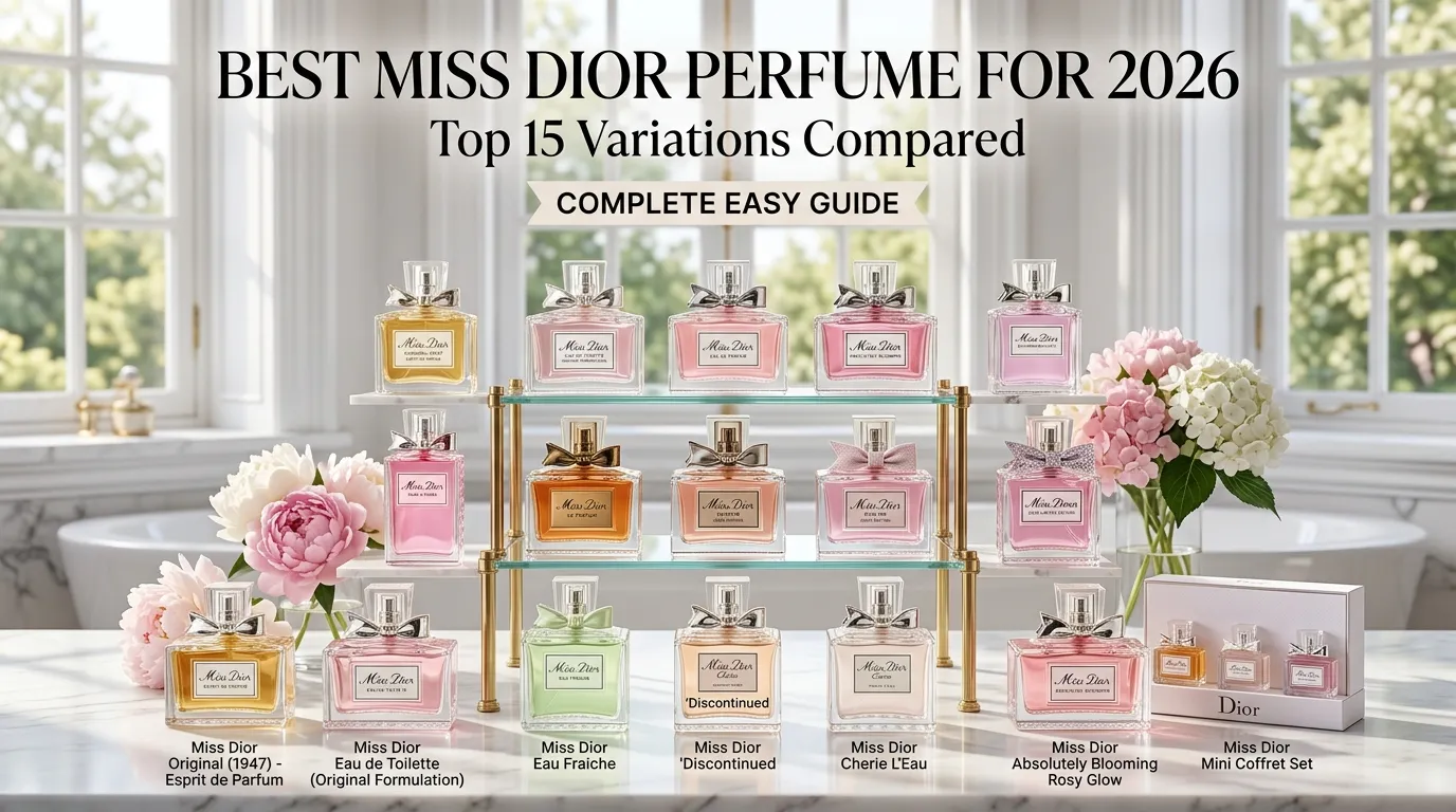 Best Miss Dior Perfume for 2026: Top 15 Variations Compared (Complete Easy Guide)